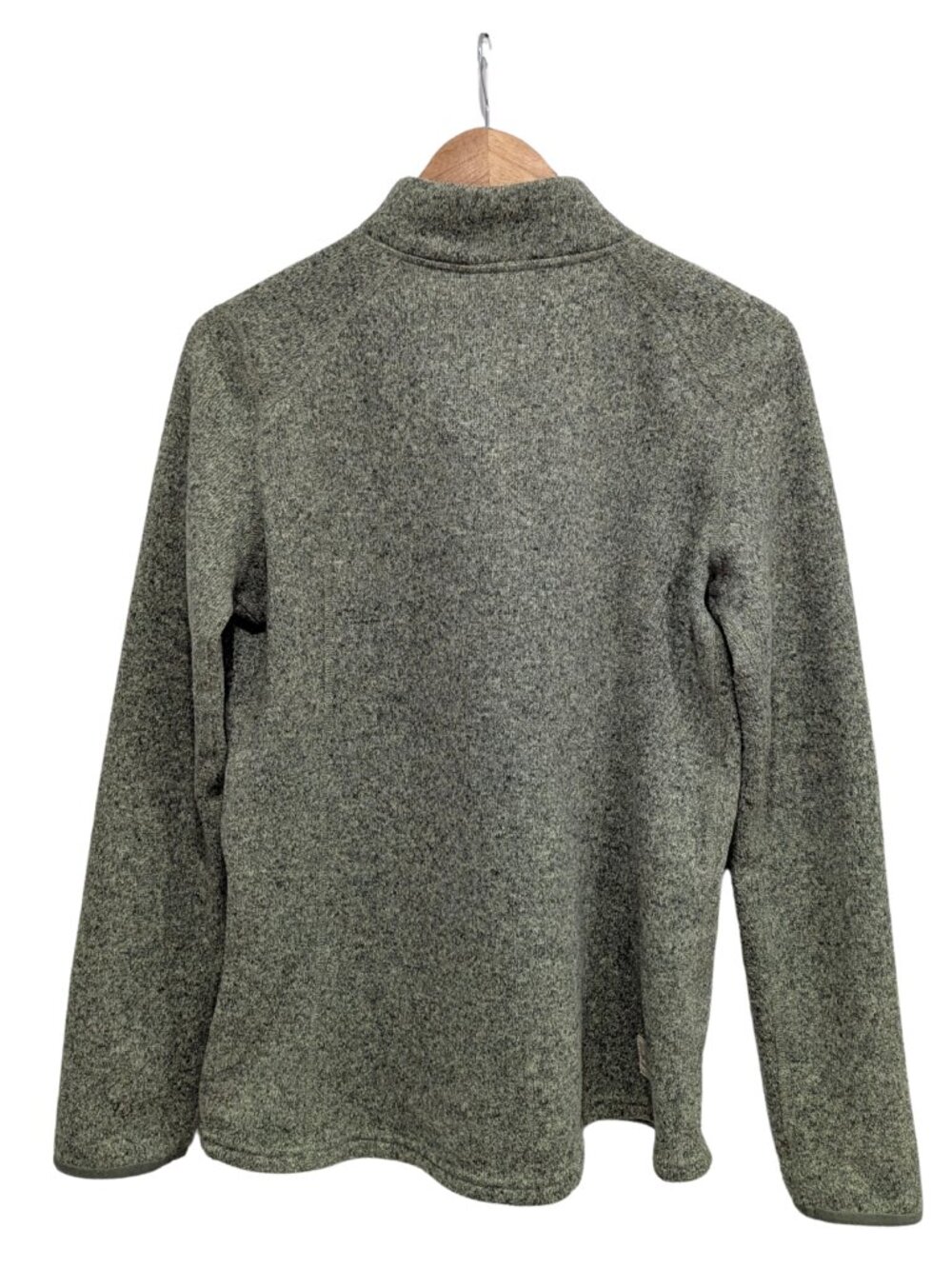 The North Face Crescent Ridge Fleece Sweater Women L Sage Green Toggle Neck - Picture 3 of 9